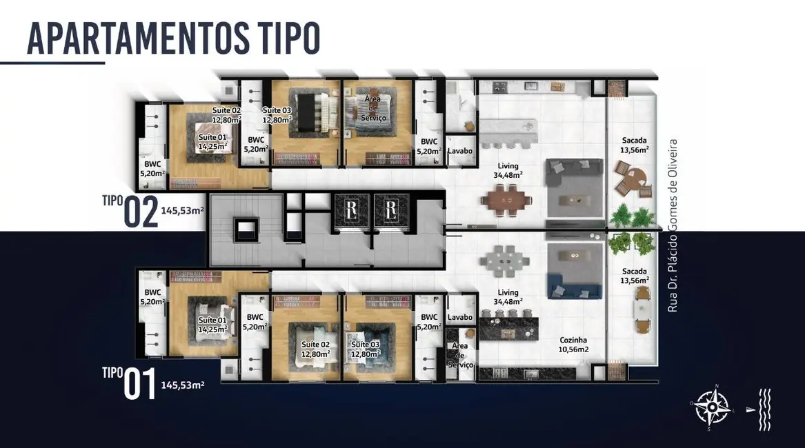 Foto 6 de Apartamento à venda, 146m2 em Centro, Barra Velha - SC
