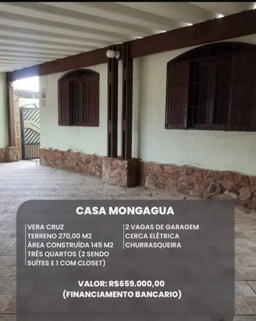 Foto 1 de Casa com 3 quartos à venda, 270m2 em Mongagua - SP