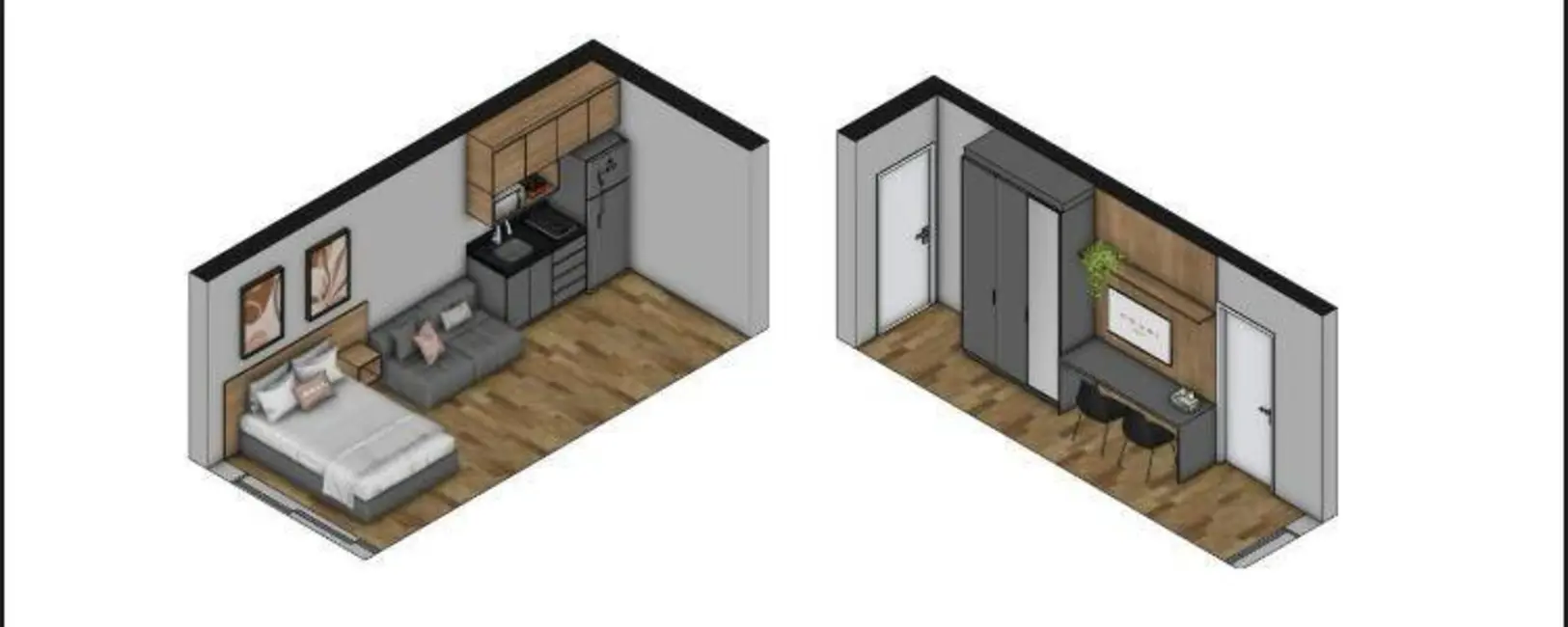 Apartamento com 1 quarto à venda, 30m2 em São Paulo - SP - imagem 5 Foto 5 de Apartamento com 1 quarto à venda, 30m2 em São Paulo - SP