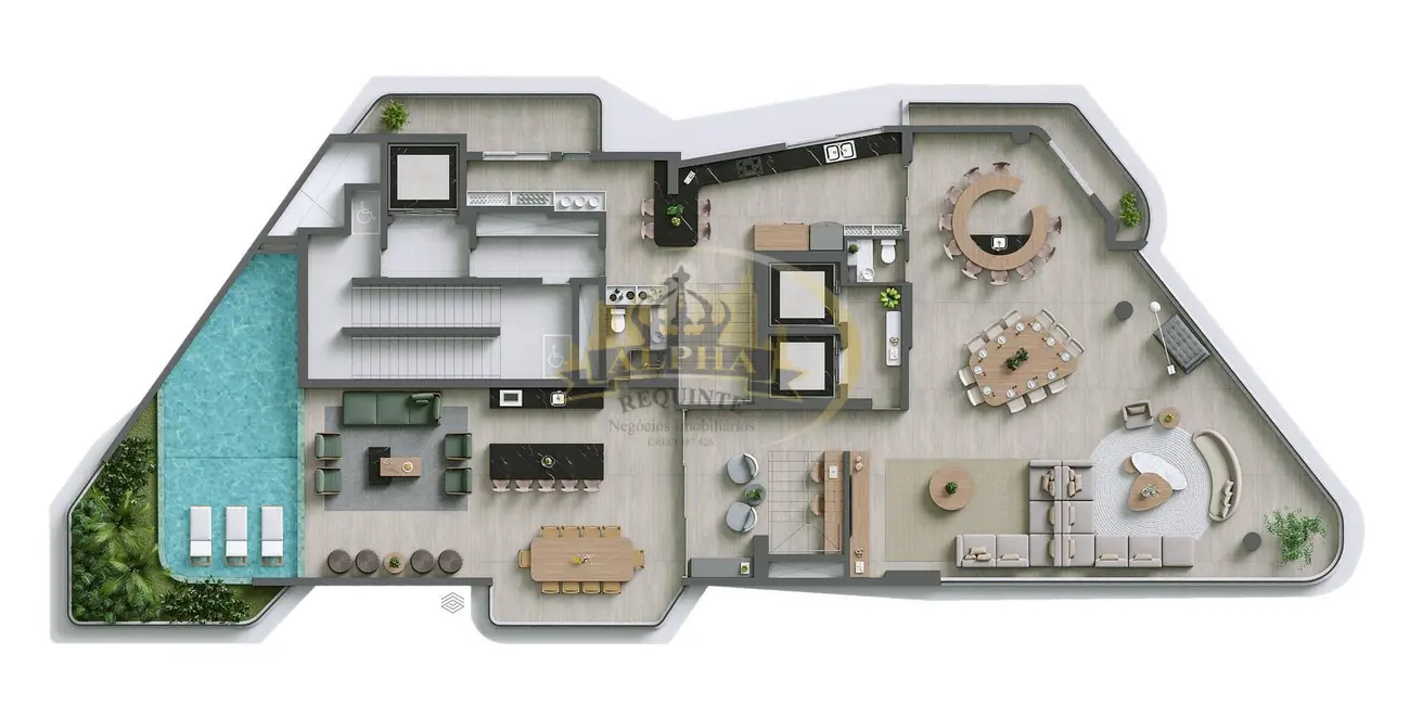 Apartamento com 4 quartos à venda, 365m2 em Alphagran Alphaville, Barueri - SP - imagem 4 Foto 4 de Apartamento com 4 quartos à venda, 365m2 em Alphagran Alphaville, Barueri - SP