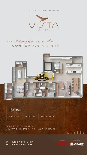Apartamento com 3 quartos à venda, 160m2 em Alphagran Alphaville, Barueri - SP - imagem 4 Foto 4 de Apartamento com 3 quartos à venda, 160m2 em Alphagran Alphaville, Barueri - SP