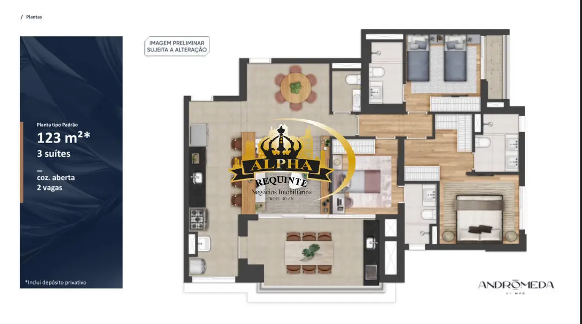 Apartamento com 3 quartos à venda e para alugar, 90m2 em Barueri - SP - imagem 3 Foto 3 de Apartamento com 3 quartos à venda e para alugar, 90m2 em Barueri - SP