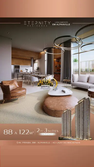 Foto 8 de Apartamento com 3 quartos à venda, 108m2 em Centro Comercial Jubran, Barueri - SP