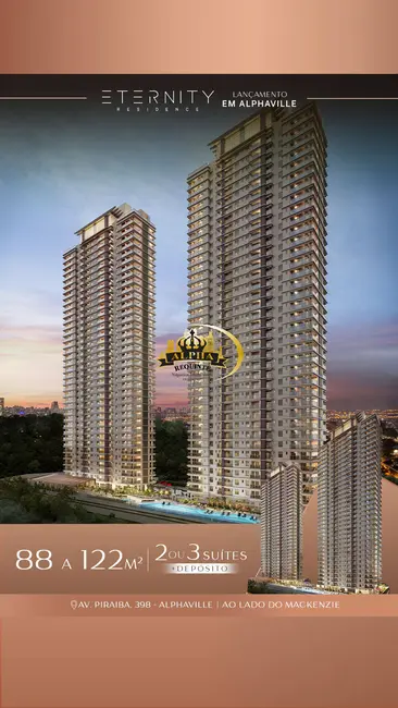Foto 3 de Apartamento com 3 quartos à venda, 108m2 em Centro Comercial Jubran, Barueri - SP