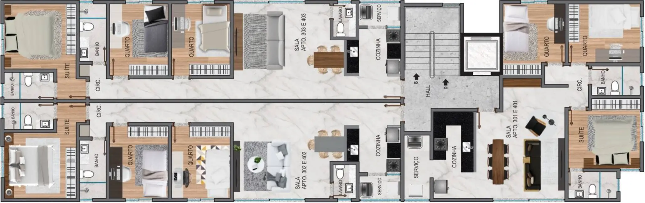 Cobertura com 3 quartos à venda, 145m2 em Planalto, Belo Horizonte - MG - imagem 4 Foto 4 de Cobertura com 3 quartos à venda, 145m2 em Planalto, Belo Horizonte - MG