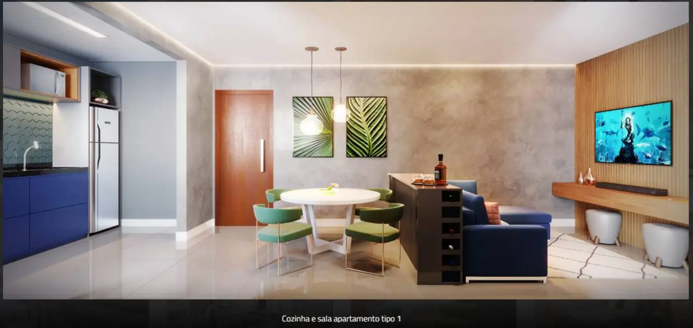 Foto 2 de Apartamento com 2 quartos à venda, 54m2 em Lagoinha Leblon (Venda Nova), Belo Horizonte - MG