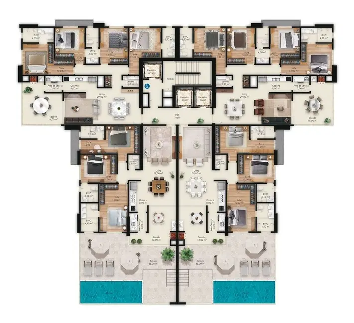 Foto 3 de Apartamento com 4 quartos à venda em Centro, Itapema - SC