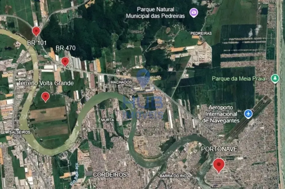 Terreno / Lote à venda, 88859m2 em Volta Grande, Navegantes - SC - imagem 3 Foto 3 de Terreno / Lote à venda, 88859m2 em Volta Grande, Navegantes - SC