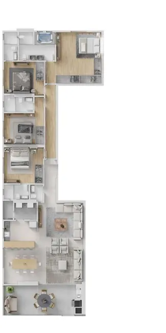 Apartamento com 4 quartos à venda em Meia Praia, Itapema - SC - imagem 4 Foto 4 de Apartamento com 4 quartos à venda em Meia Praia, Itapema - SC