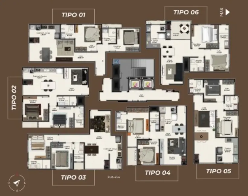 Foto 3 de Apartamento com 1 quarto à venda em Itapema - SC