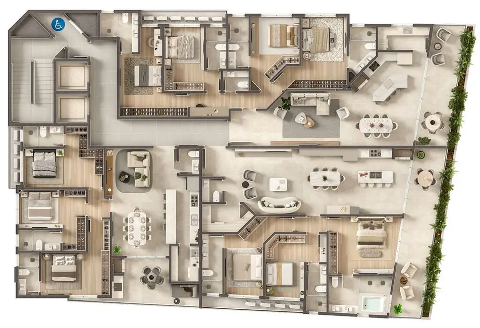 Foto 2 de Apartamento com 4 quartos à venda em Itapema - SC