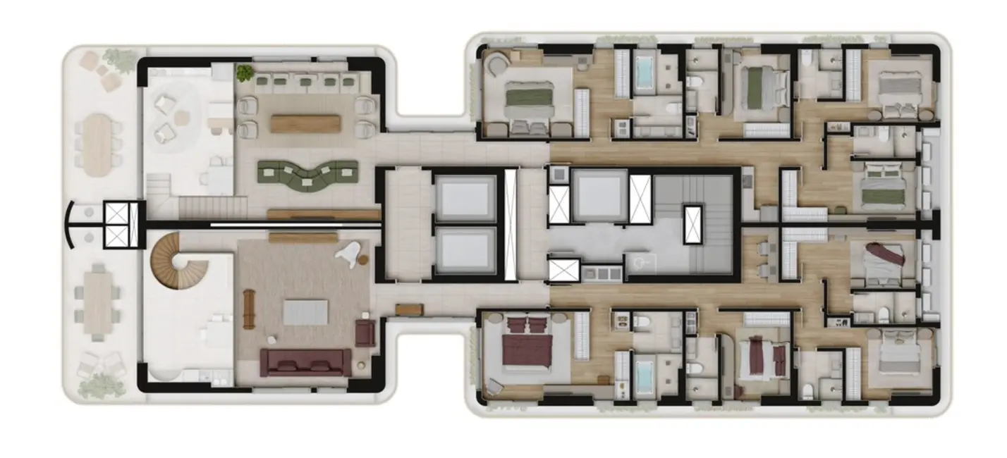 Foto 2 de Apartamento com 4 quartos à venda em Meia Praia, Itapema - SC