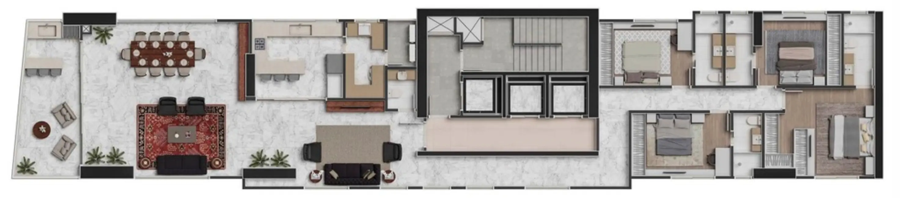 Foto 3 de Apartamento com 4 quartos à venda em Meia Praia, Itapema - SC