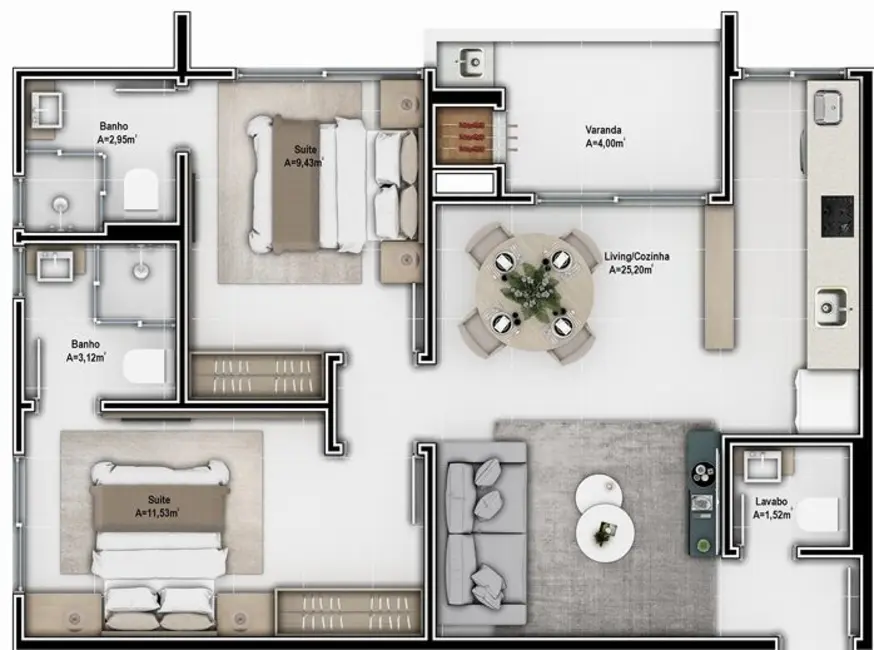 Apartamento com 1 quarto à venda em Ingleses do Rio Vermelho, Florianopolis - SC - imagem 6 Foto 6 de Apartamento com 1 quarto à venda em Ingleses do Rio Vermelho, Florianopolis - SC