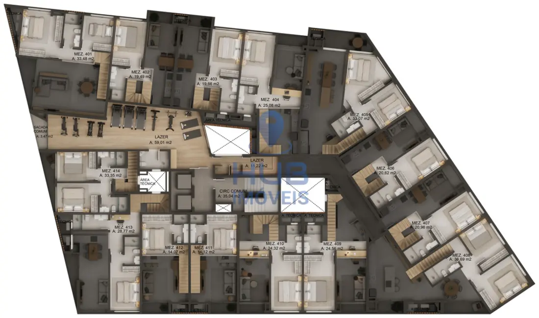 Foto 5 de Apartamento com 2 quartos à venda em Jurerê, Florianopolis - SC