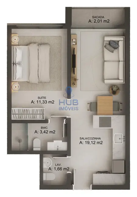 Foto 9 de Apartamento com 2 quartos à venda em Jurerê, Florianopolis - SC