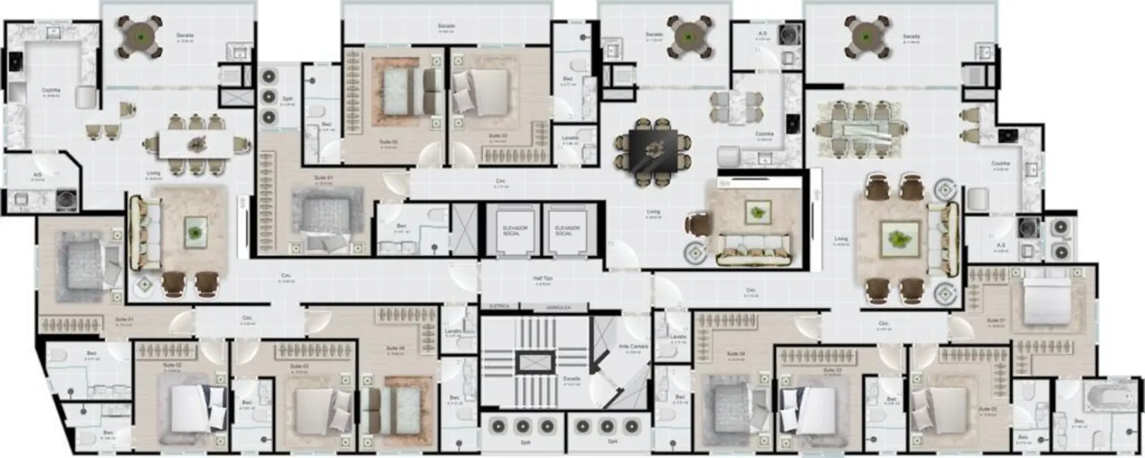 Foto 1 de Apartamento com 4 quartos à venda em Itapema - SC