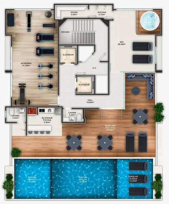 Apartamento com 3 quartos à venda em Meia Praia, Itapema - SC - imagem 2 Foto 2 de Apartamento com 3 quartos à venda em Meia Praia, Itapema - SC