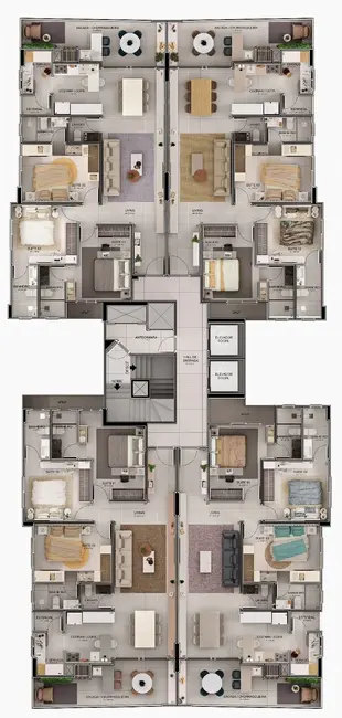 Foto 2 de Apartamento com 3 quartos à venda em Meia Praia, Itapema - SC