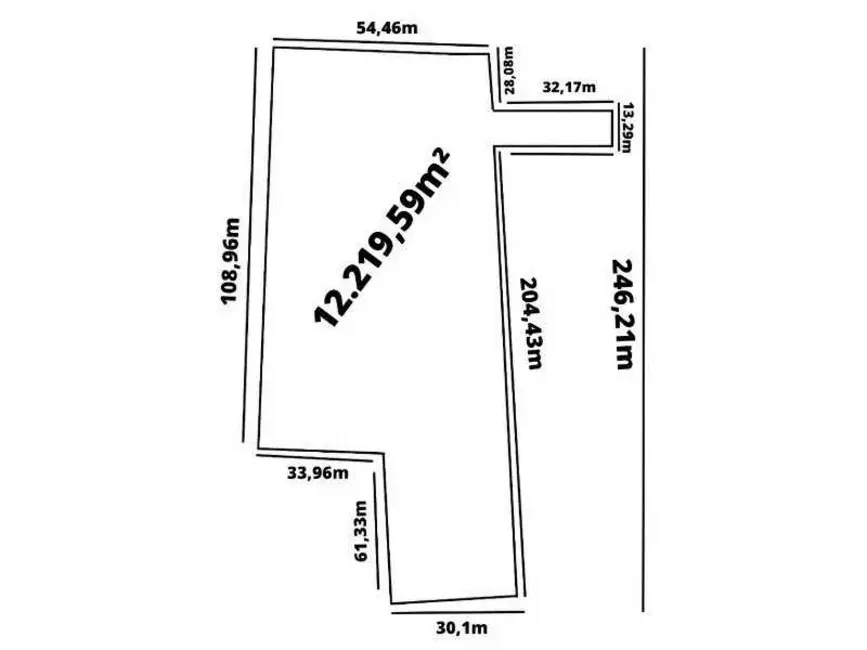 Foto 2 de Terreno / Lote à venda, 11000m2 em Machados, Navegantes - SC
