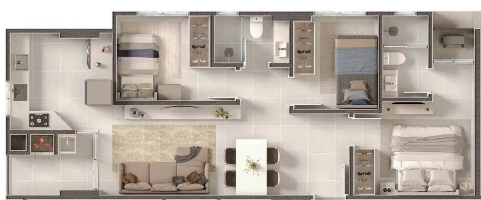 Foto 3 de Apartamento com 3 quartos à venda em Itapema - SC