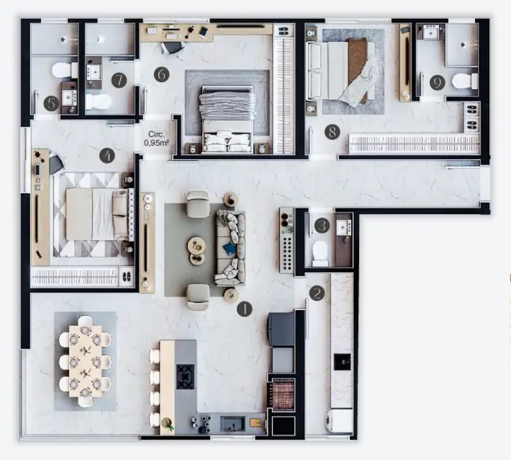 Apartamento com 2 quartos à venda em Porto Belo - SC - imagem 5 Foto 5 de Apartamento com 2 quartos à venda em Porto Belo - SC