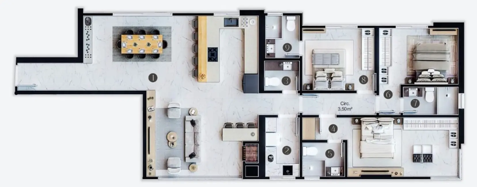 Apartamento com 2 quartos à venda em Porto Belo - SC - imagem 6 Foto 6 de Apartamento com 2 quartos à venda em Porto Belo - SC