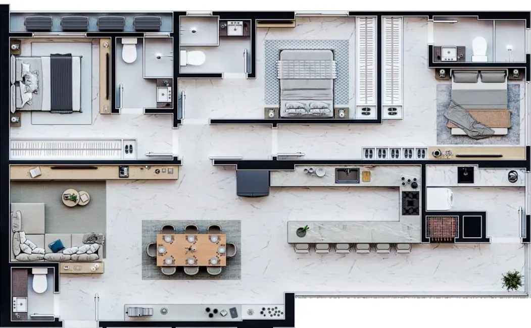 Apartamento com 2 quartos à venda em Porto Belo - SC - imagem 4 Foto 4 de Apartamento com 2 quartos à venda em Porto Belo - SC