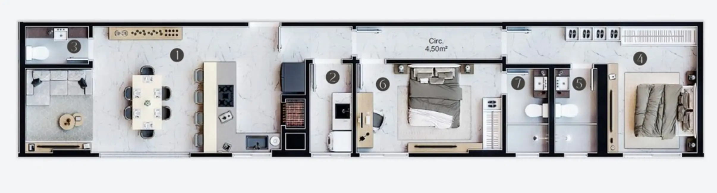 Apartamento com 2 quartos à venda em Porto Belo - SC - imagem 3 Foto 3 de Apartamento com 2 quartos à venda em Porto Belo - SC