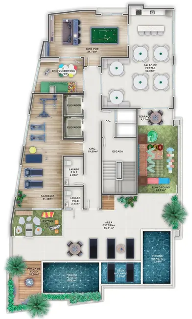 Apartamento com 2 quartos à venda em Itapema - SC - imagem 3 Foto 3 de Apartamento com 2 quartos à venda em Itapema - SC