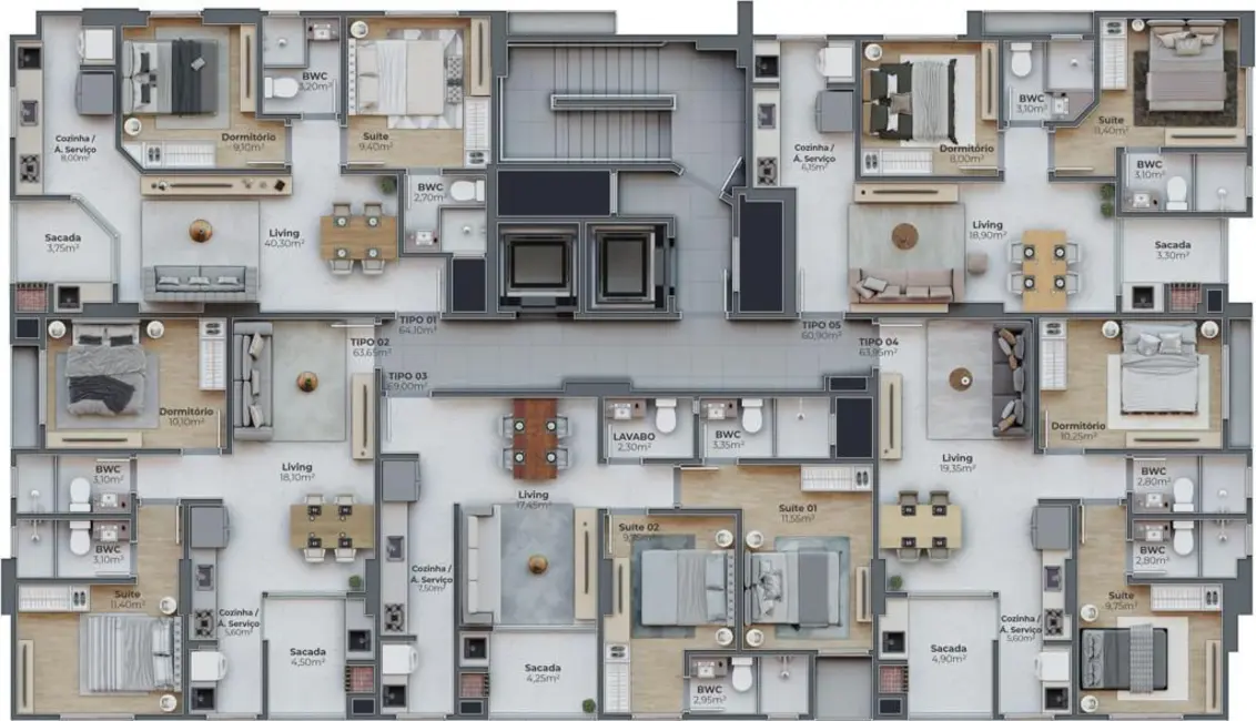 Foto 2 de Apartamento com 2 quartos à venda em Itapema - SC