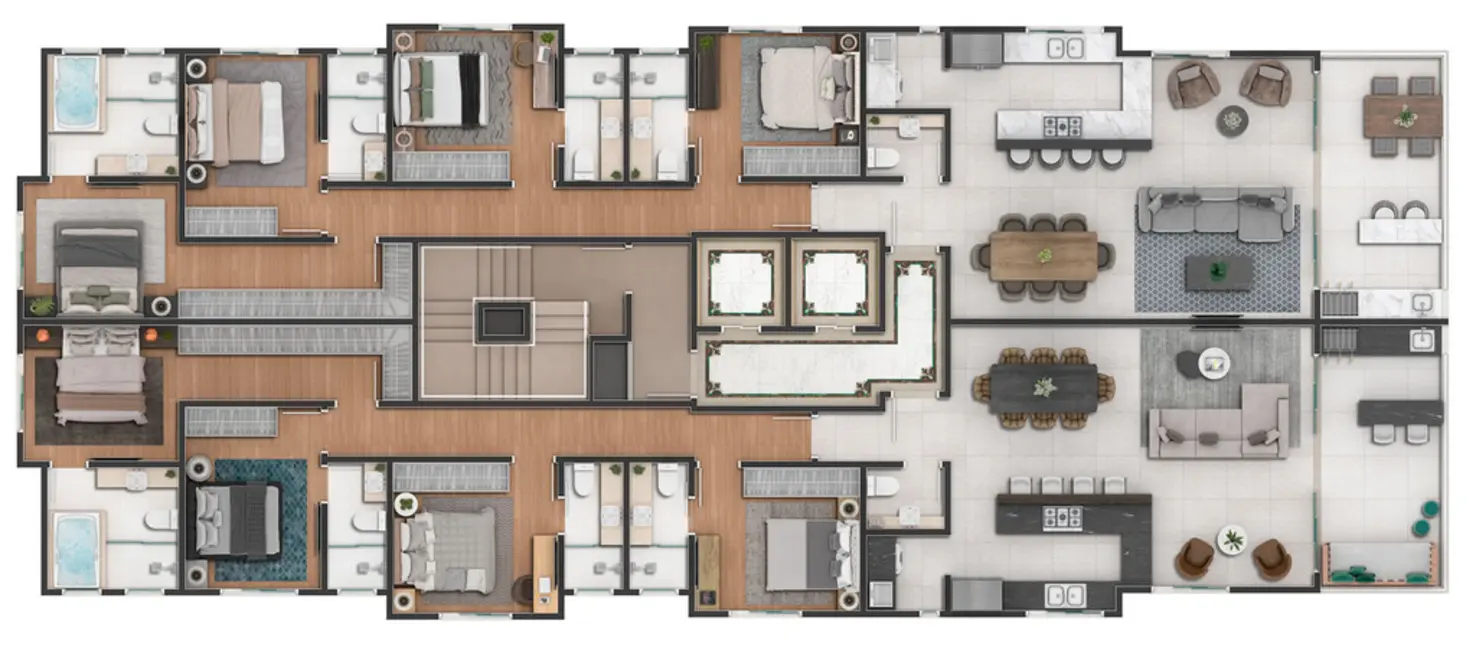 Foto 3 de Apartamento com 4 quartos à venda em Meia Praia, Itapema - SC