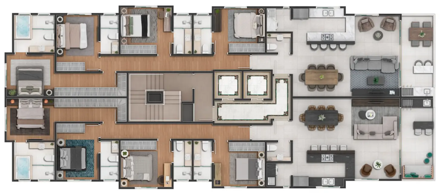Foto 4 de Apartamento com 4 quartos à venda em Meia Praia, Itapema - SC