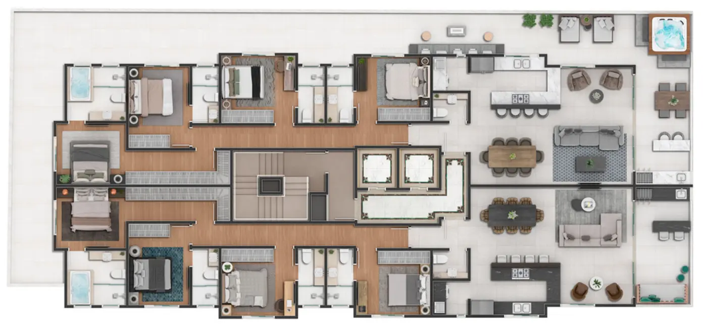 Foto 2 de Apartamento com 4 quartos à venda em Meia Praia, Itapema - SC