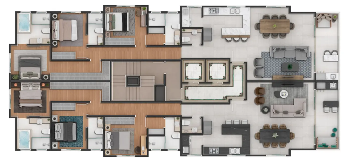 Foto 5 de Apartamento com 4 quartos à venda em Meia Praia, Itapema - SC