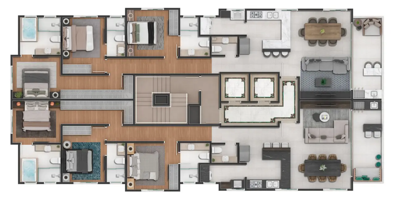 Foto 6 de Apartamento com 4 quartos à venda em Meia Praia, Itapema - SC