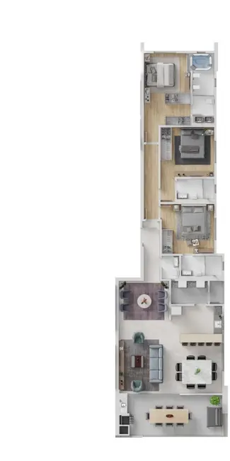 Foto 3 de Apartamento com 3 quartos à venda em Meia Praia, Itapema - SC