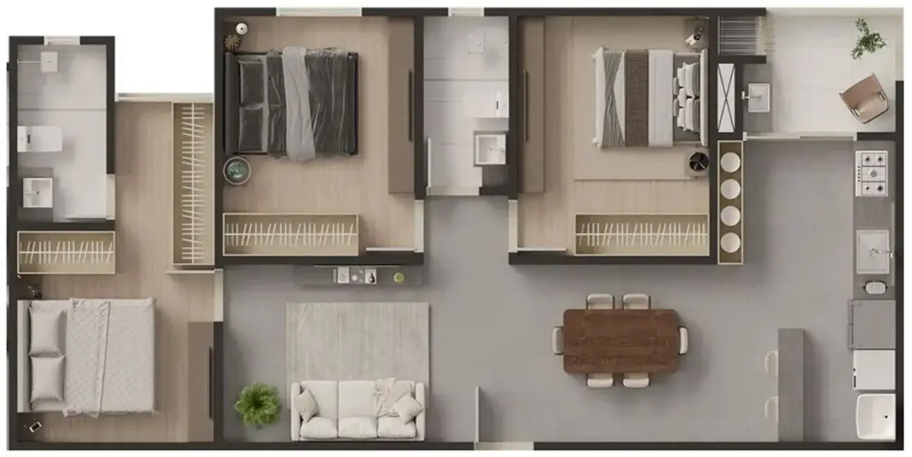 Foto 3 de Apartamento com 3 quartos à venda em Itapema - SC