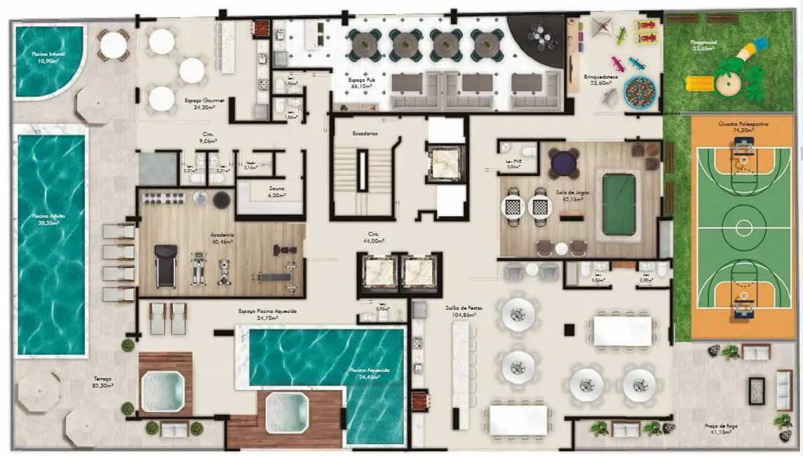 Foto 1 de Apartamento com 4 quartos à venda em Meia Praia, Itapema - SC