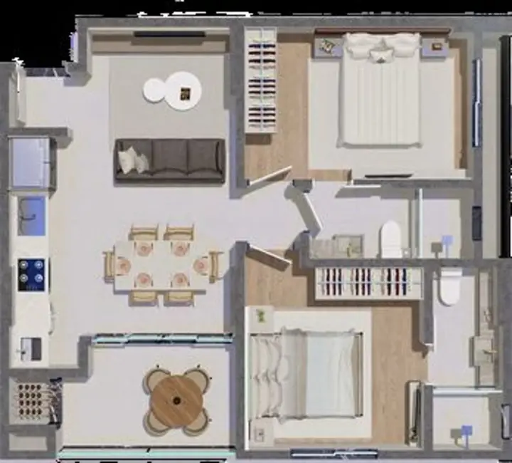 Foto 4 de Apartamento com 2 quartos à venda em Itapema - SC