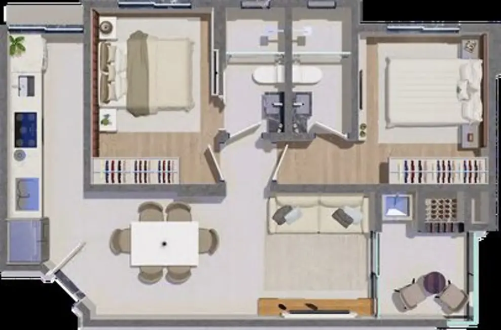 Foto 5 de Apartamento com 2 quartos à venda em Itapema - SC