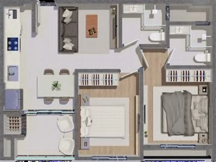 Foto 2 de Apartamento com 2 quartos à venda em Itapema - SC