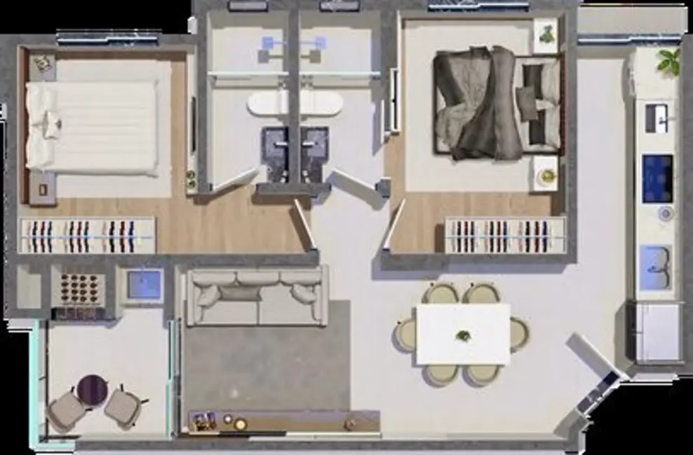 Foto 3 de Apartamento com 2 quartos à venda em Itapema - SC