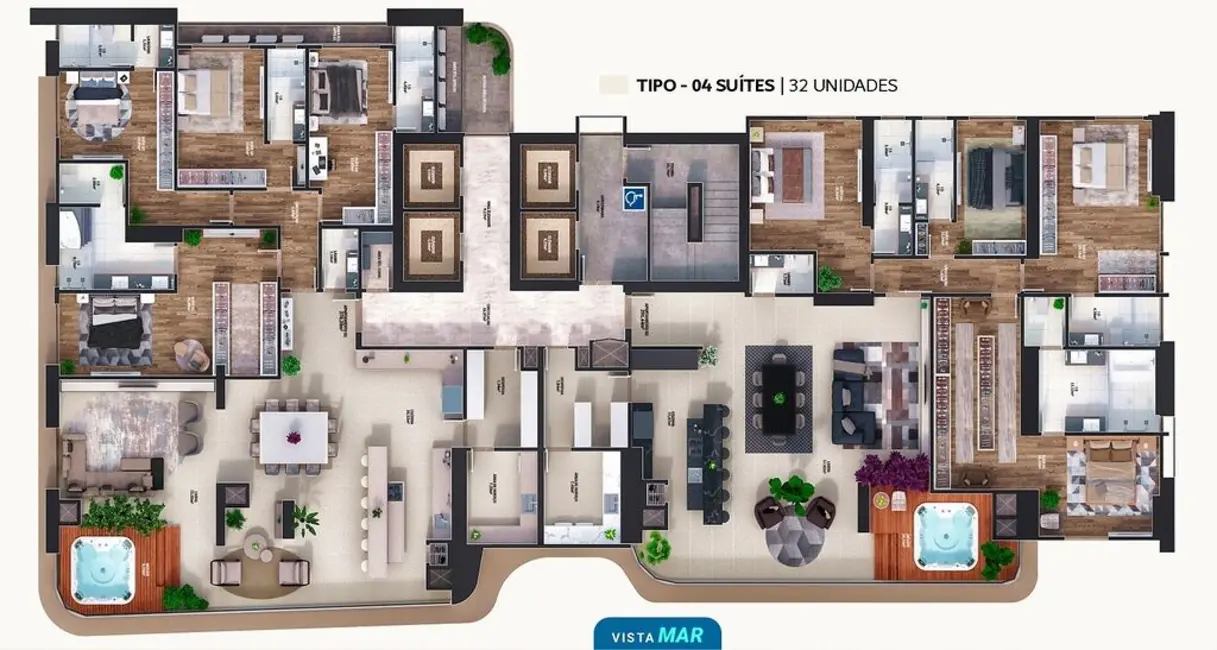Foto 8 de Apartamento com 4 quartos à venda em Centro, Itapema - SC