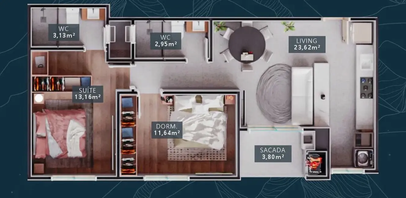 Foto 5 de Apartamento com 2 quartos à venda em Itapema - SC