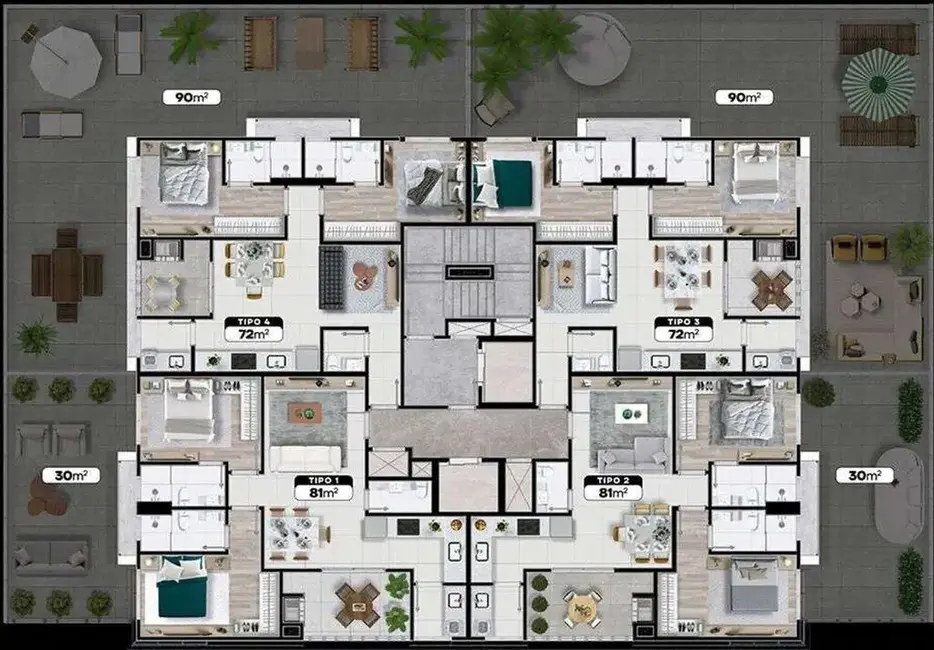 Foto 1 de Apartamento com 2 quartos à venda em Porto Belo - SC