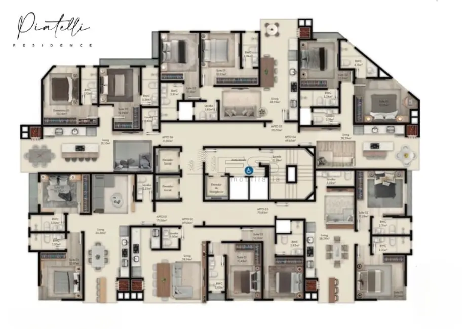 Foto 1 de Apartamento com 2 quartos à venda em Itapema - SC