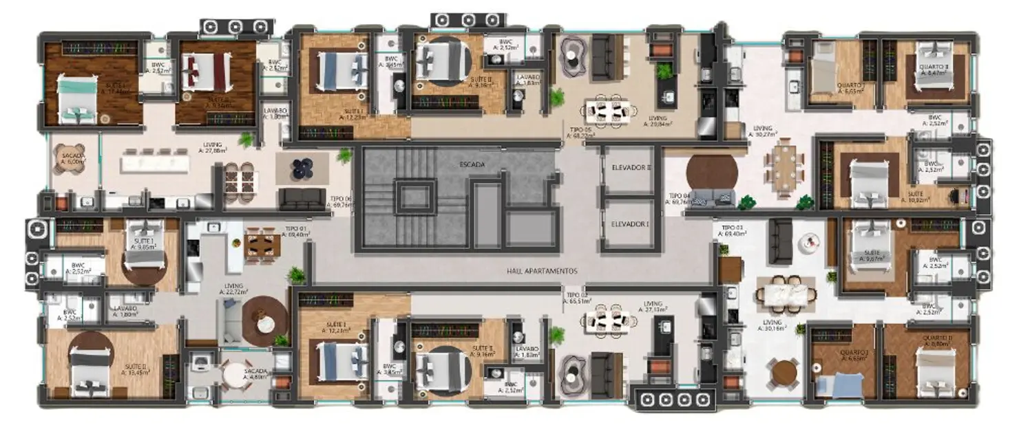 Apartamento com 3 quartos à venda em Itapema - SC - imagem 1 Foto 1 de Apartamento com 3 quartos à venda em Itapema - SC