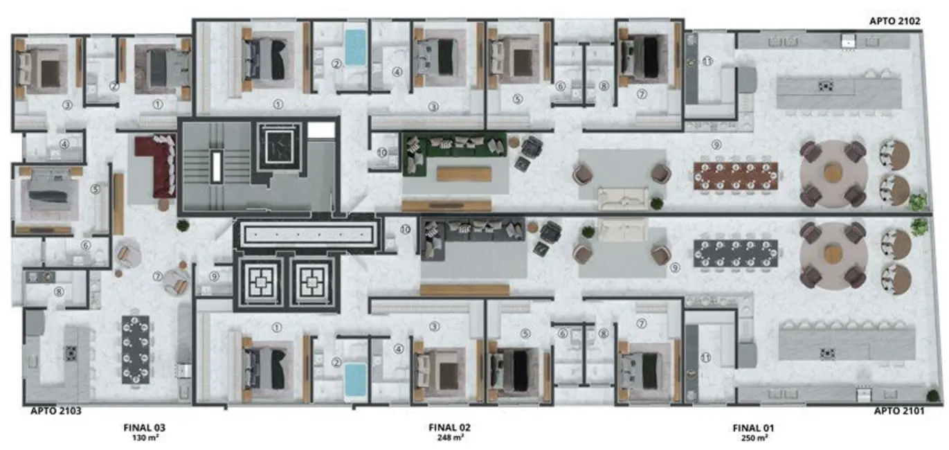 Foto 1 de Apartamento com 4 quartos à venda em Meia Praia, Itapema - SC