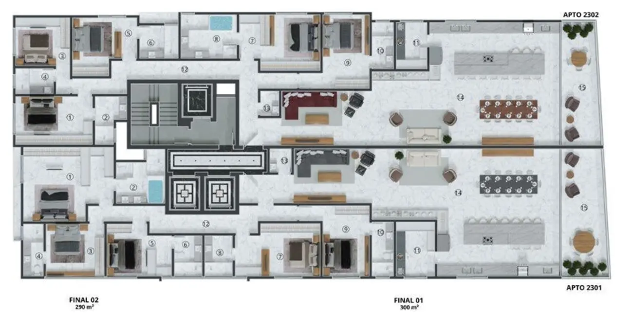Foto 5 de Apartamento com 4 quartos à venda em Meia Praia, Itapema - SC